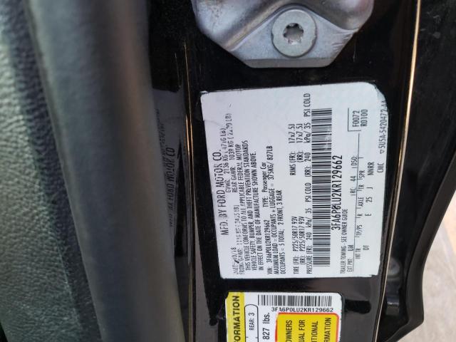 Photo 11 VIN: 3FA6P0LU2KR129662 - FORD FUSION HYBRID 