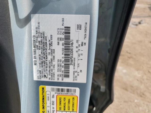 Photo 11 VIN: 3FA6P0LU3DR154671 - FORD FUSION SE 