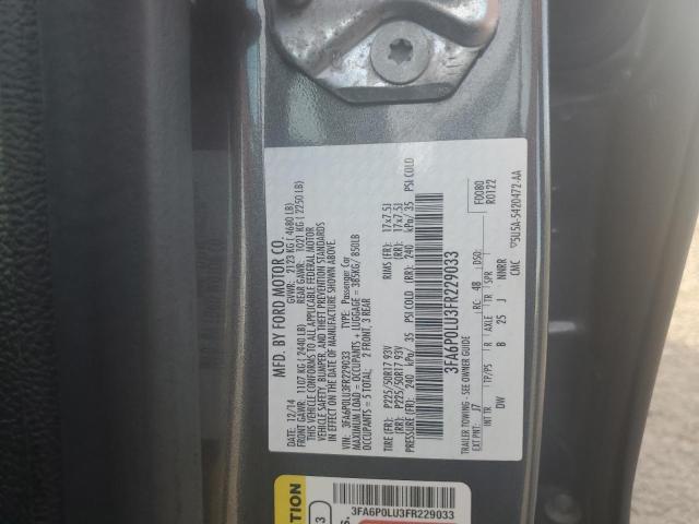 Photo 11 VIN: 3FA6P0LU3FR229033 - FORD FUSION SE 