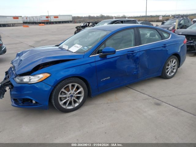 Photo 1 VIN: 3FA6P0LU3HR296489 - FORD FUSION HYBRID 