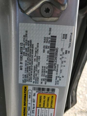 Photo 11 VIN: 3FA6P0LU3HR300685 - FORD FUSION SE 