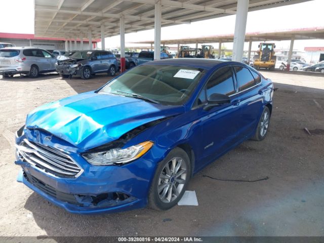 Photo 1 VIN: 3FA6P0LU3HR381011 - FORD FUSION HYBRID 