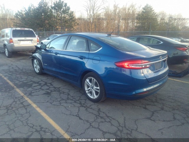 Photo 2 VIN: 3FA6P0LU3JR153385 - FORD FUSION HYBRID 