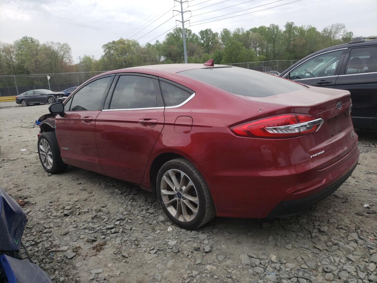 Photo 1 VIN: 3FA6P0LU3KR210802 - FORD FUSION 