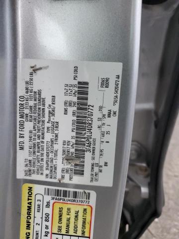 Photo 11 VIN: 3FA6P0LU4DR370772 - FORD FUSION 