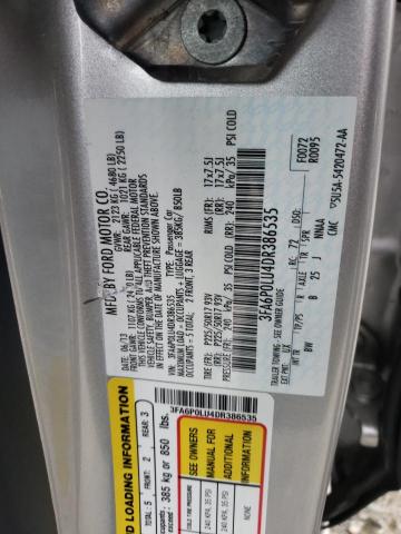 Photo 11 VIN: 3FA6P0LU4DR386535 - FORD FUSION 