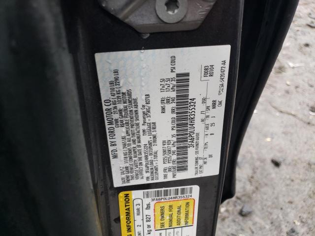 Photo 12 VIN: 3FA6P0LU4HR355324 - FORD FUSION HYBRID 