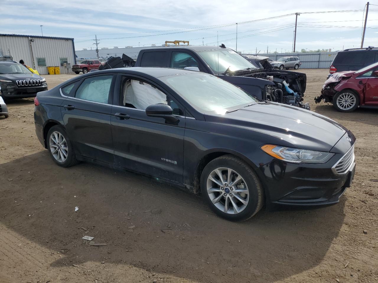 Photo 3 VIN: 3FA6P0LU4HR398545 - FORD FUSION 