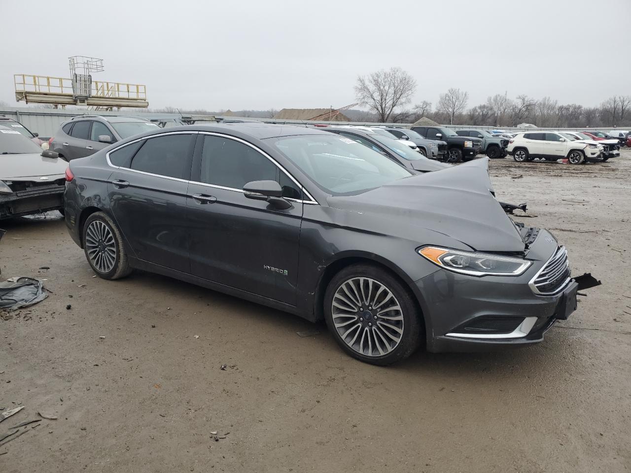 Photo 3 VIN: 3FA6P0LU4JR176528 - FORD FUSION 