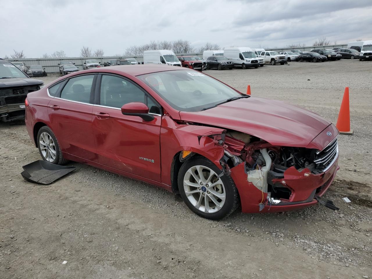 Photo 3 VIN: 3FA6P0LU4KR188003 - FORD FUSION 