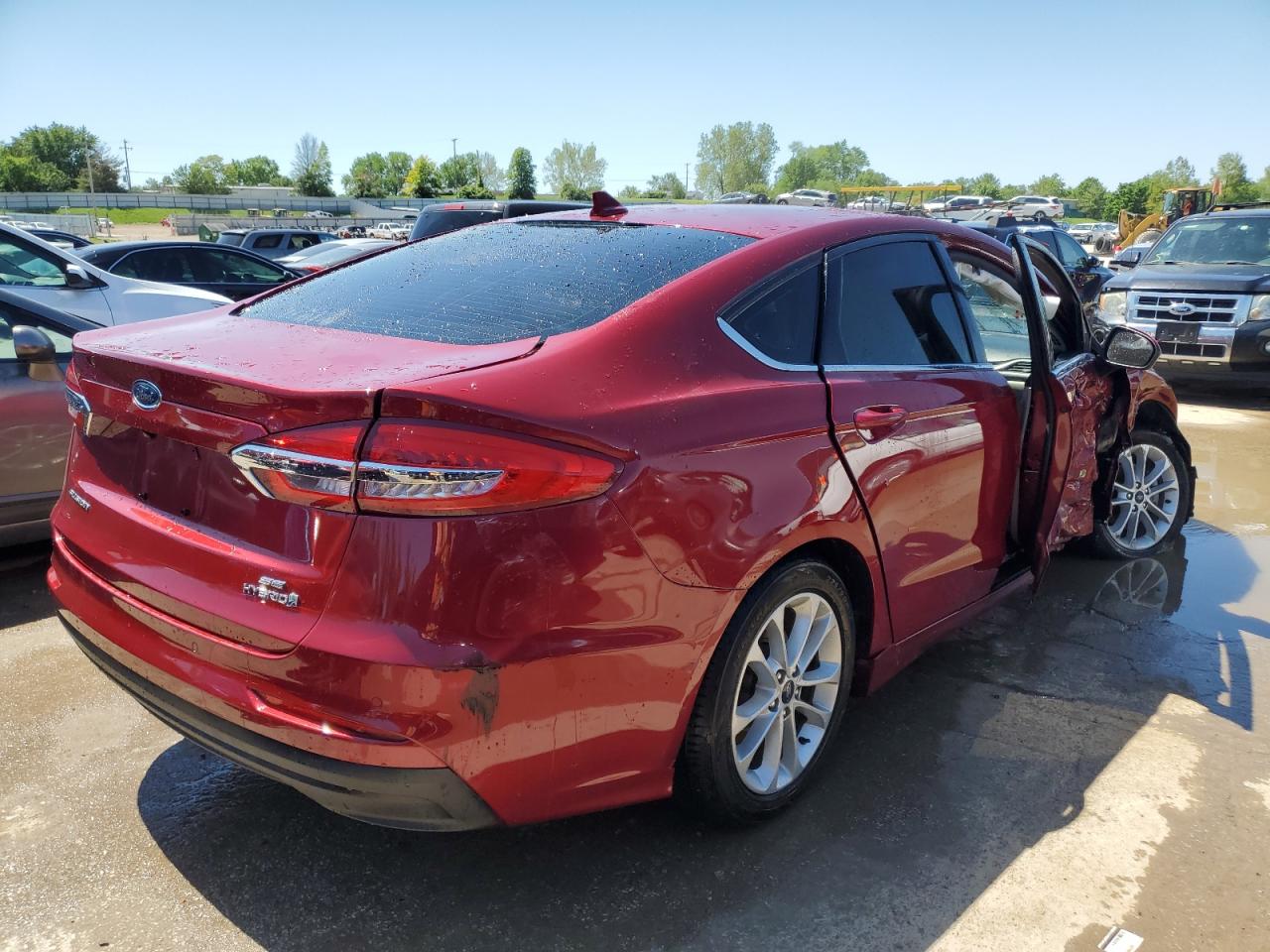 Photo 2 VIN: 3FA6P0LU4KR226264 - FORD FUSION 