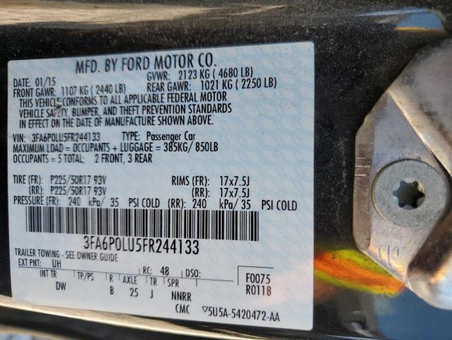 Photo 12 VIN: 3FA6P0LU5FR244133 - FORD FUSION 