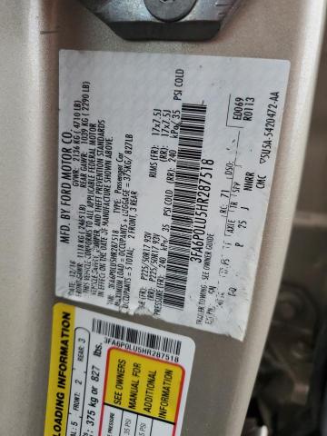 Photo 11 VIN: 3FA6P0LU5HR287518 - FORD FUSION HYB 