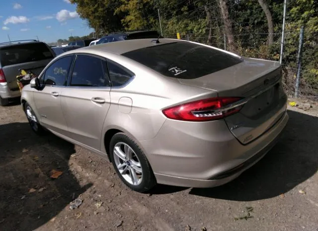 Photo 2 VIN: 3FA6P0LU5JR168745 - FORD FUSION HYBRID 