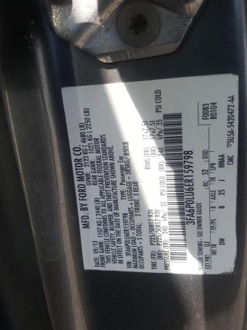 Photo 9 VIN: 3FA6P0LU6ER159798 - FORD FUSION SE 