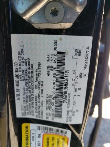 Photo 11 VIN: 3FA6P0LU6HR301491 - FORD FUSION 