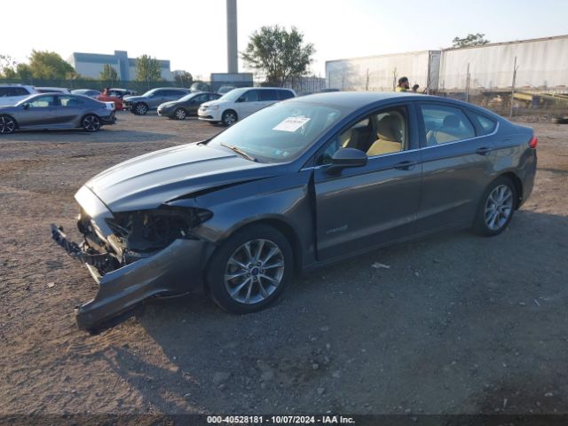 Photo 1 VIN: 3FA6P0LU6HR344325 - FORD FUSION 