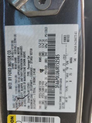 Photo 11 VIN: 3FA6P0LU6JR152585 - FORD FUSION 