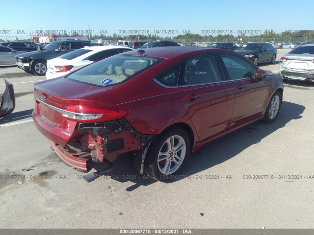 Photo 3 VIN: 3FA6P0LU6JR274217 - FORD FUSION HYBRID 