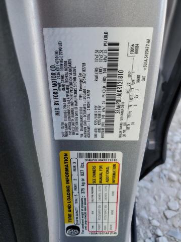 Photo 12 VIN: 3FA6P0LU6KR121810 - FORD FUSION SE 