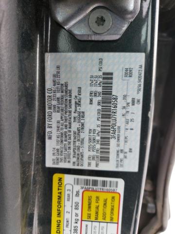 Photo 11 VIN: 3FA6P0LU7FR160587 - FORD FUSION SE 