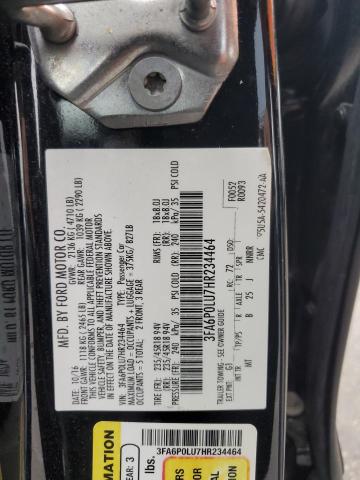 Photo 11 VIN: 3FA6P0LU7HR234464 - FORD FUSION SE 