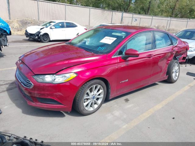 Photo 1 VIN: 3FA6P0LU7HR279839 - FORD FUSION 