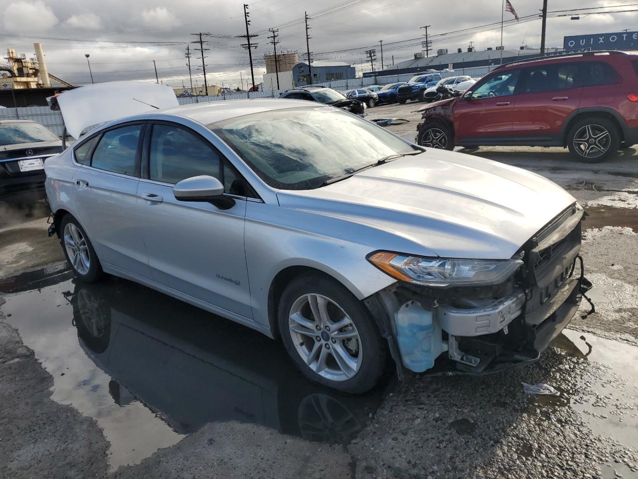 Photo 3 VIN: 3FA6P0LU7JR241176 - FORD FUSION 