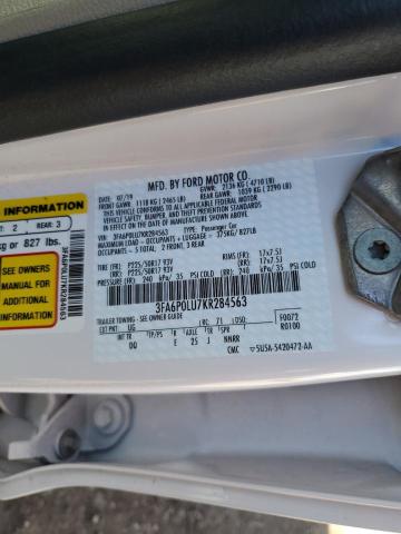 Photo 11 VIN: 3FA6P0LU7KR284563 - FORD FUSION SE 