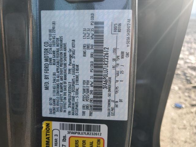 Photo 11 VIN: 3FA6P0LU7LR232612 - FORD FUSION SE 