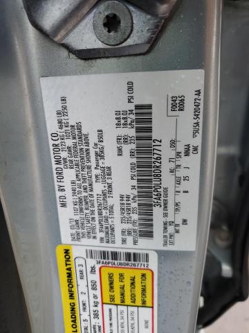 Photo 12 VIN: 3FA6P0LU8DR267712 - FORD FUSION SE 