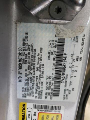 Photo 12 VIN: 3FA6P0LU8GR329419 - FORD FUSION 