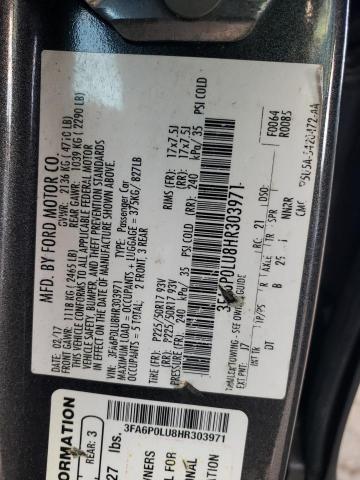 Photo 11 VIN: 3FA6P0LU8HR303971 - FORD FUSION 