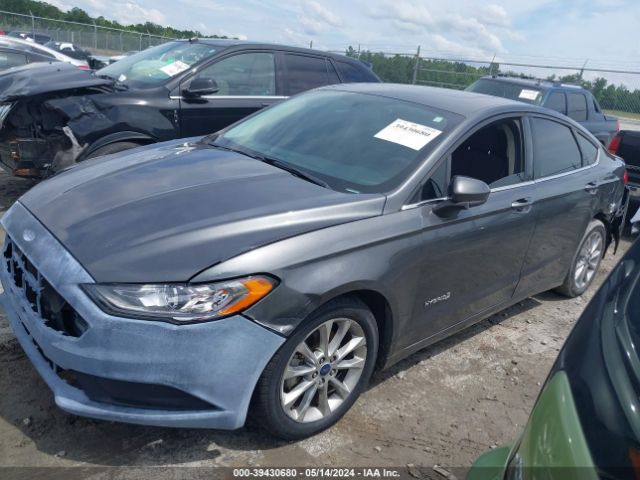 Photo 1 VIN: 3FA6P0LU8HR316168 - FORD FUSION HYBRID 