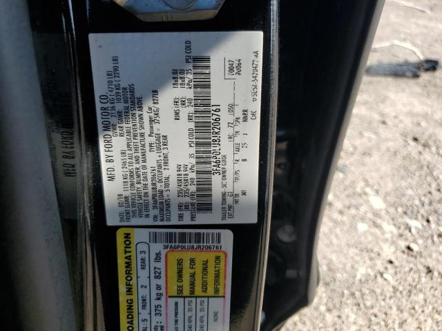 Photo 11 VIN: 3FA6P0LU8JR206761 - FORD FUSION SE 