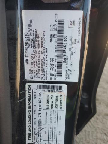 Photo 11 VIN: 3FA6P0LU8KR261650 - FORD FUSION SE 