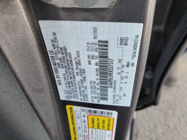 Photo 11 VIN: 3FA6P0LU9ER357517 - FORD FUSION SE 