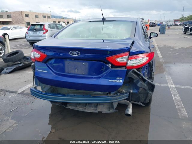 Photo 5 VIN: 3FA6P0LU9FR266460 - FORD FUSION HYBRID 