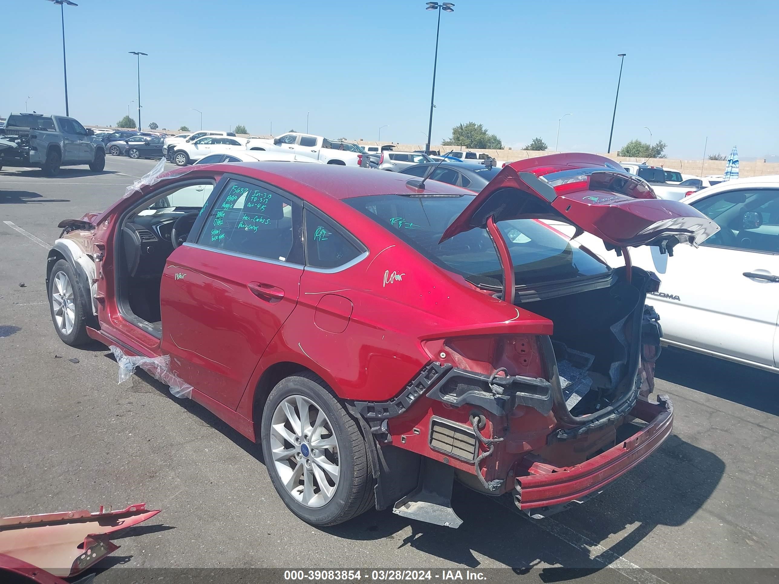 Photo 2 VIN: 3FA6P0LU9HR295234 - FORD FUSION 