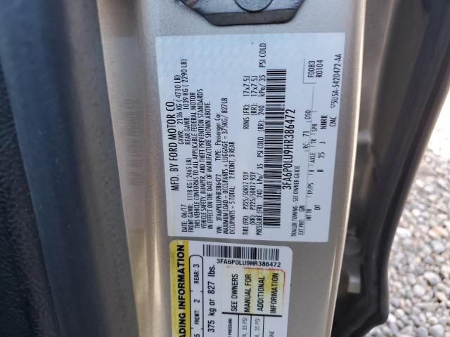 Photo 11 VIN: 3FA6P0LU9HR386472 - FORD FUSION 