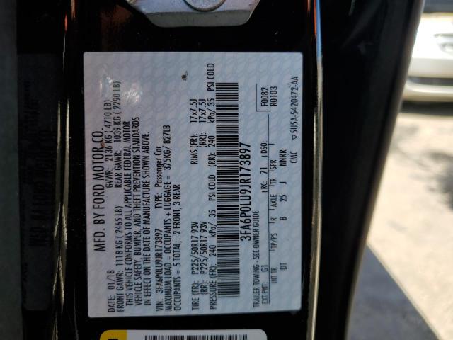 Photo 11 VIN: 3FA6P0LU9JR173897 - FORD FUSION SE 