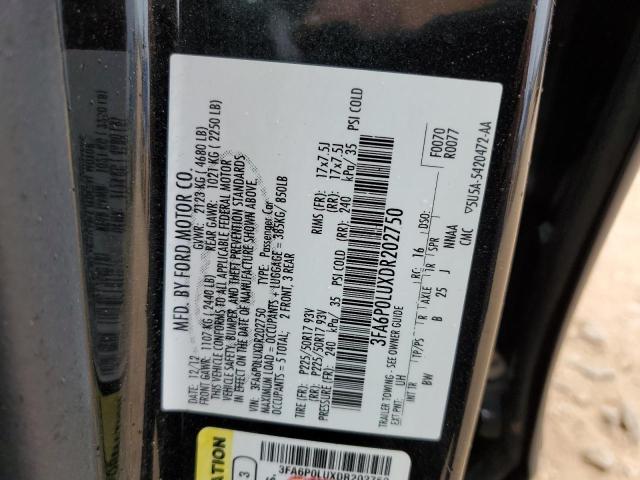 Photo 11 VIN: 3FA6P0LUXDR202750 - FORD FUSION 