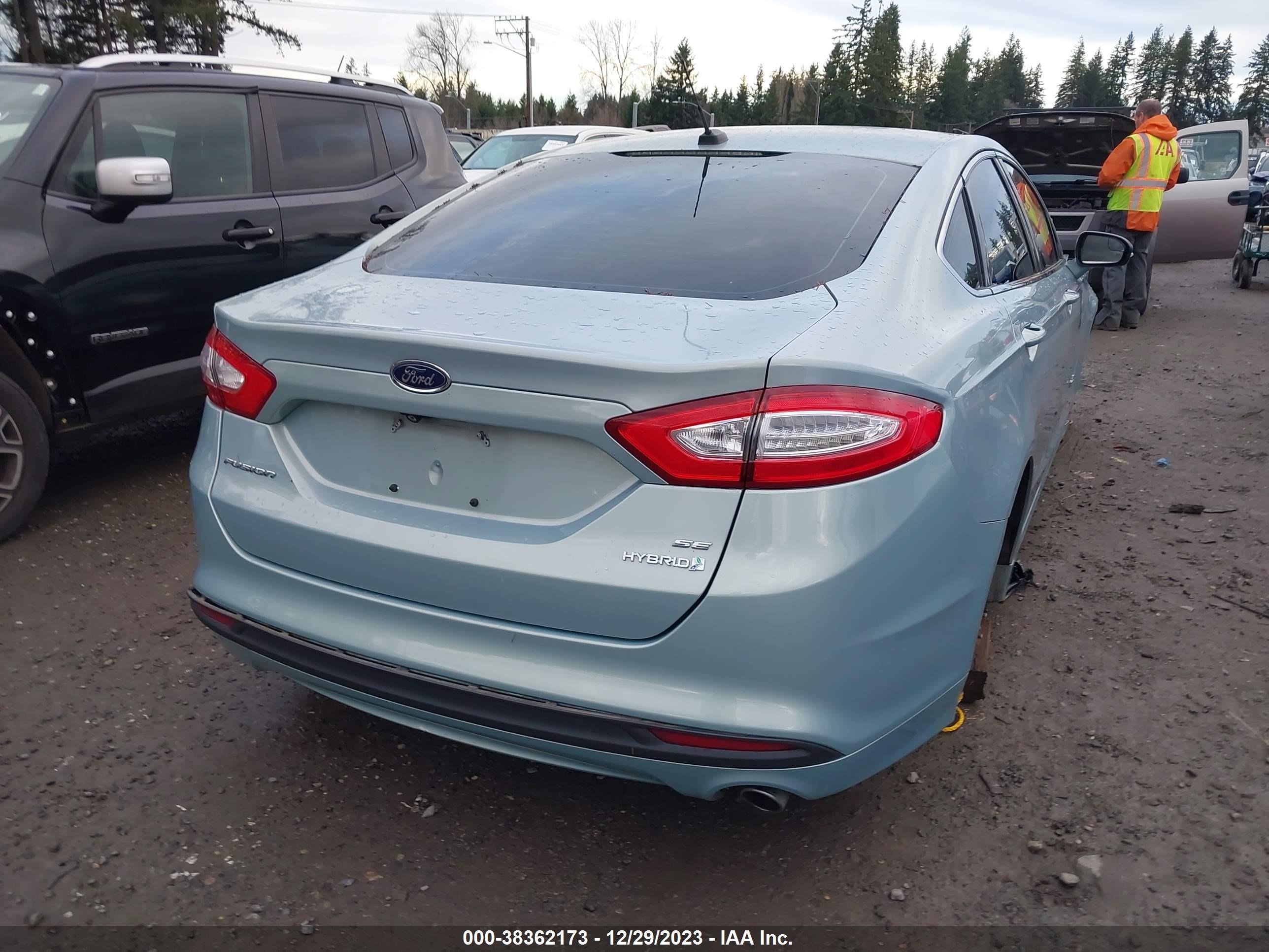 Photo 3 VIN: 3FA6P0LUXER257264 - FORD FUSION 