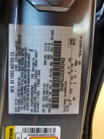 Photo 11 VIN: 3FA6P0LUXER283962 - FORD FUSION 