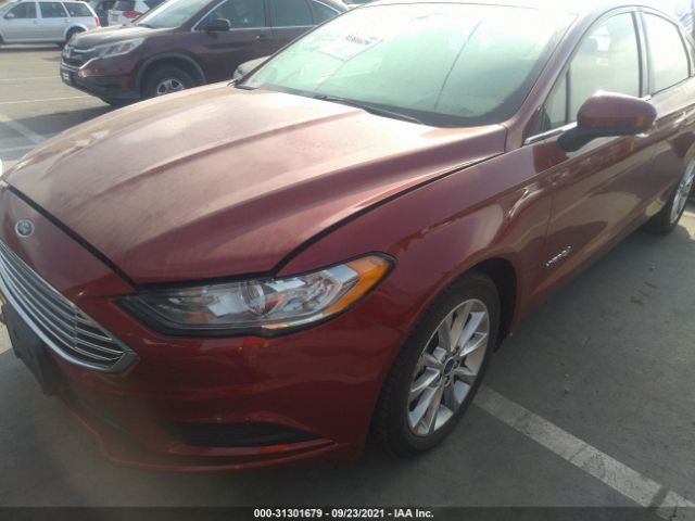 Photo 1 VIN: 3FA6P0LUXHR122273 - FORD FUSION 