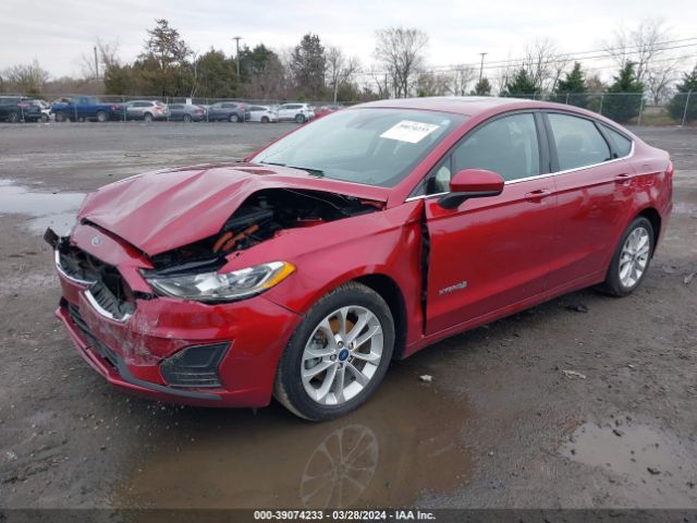 Photo 1 VIN: 3FA6P0LUXKR101754 - FORD FUSION HYBRID 