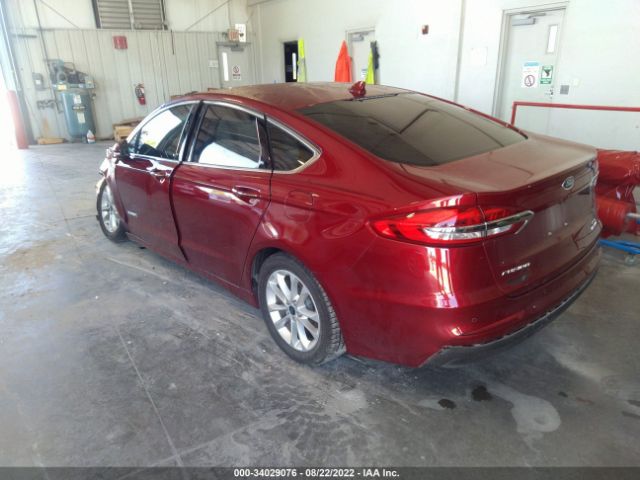 Photo 2 VIN: 3FA6P0MU0KR123602 - FORD FUSION HYBRID 