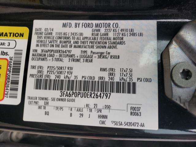 Photo 11 VIN: 3FA6P0PU0ER264797 - FORD FUSION 