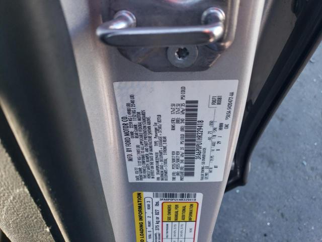 Photo 11 VIN: 3FA6P0PU1HR329418 - FORD FUSION SE 