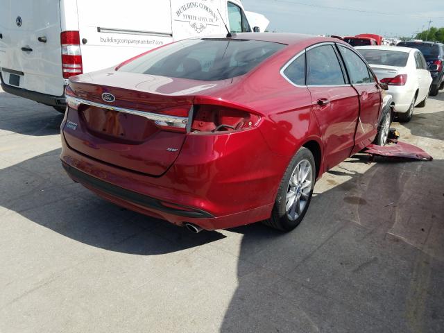 Photo 3 VIN: 3FA6P0PU2HR208414 - FORD FUSION SE 